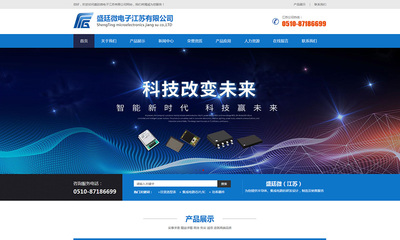 盛廷微電子江蘇公司網(wǎng)站設(shè)計案例